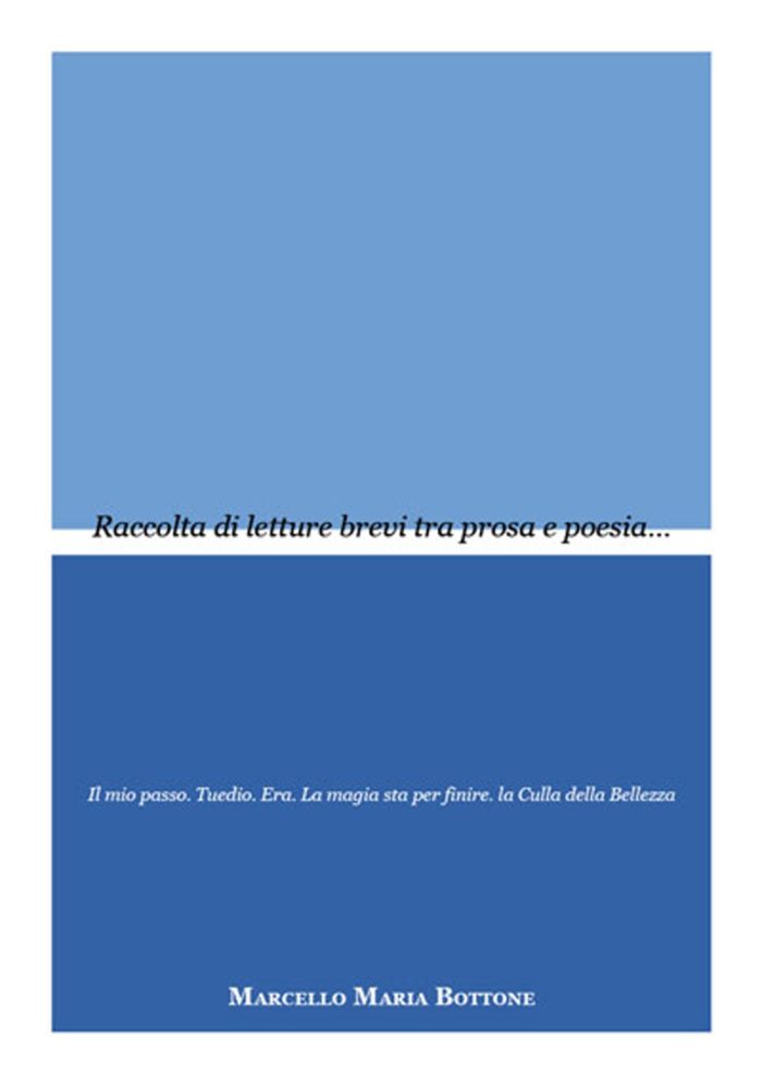 Raccolta di letture brevi tra prosa e poesia di Marcello Maria Bottone