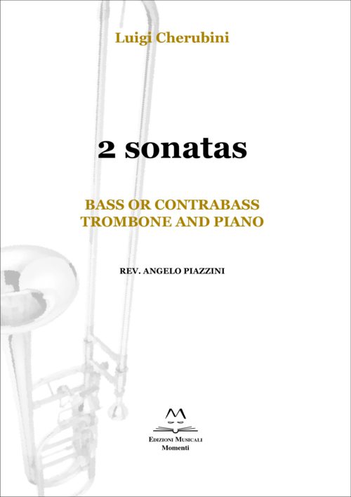 2 sonatas. Bass or contrabass trombone and piano rev. Angelo Piazzini