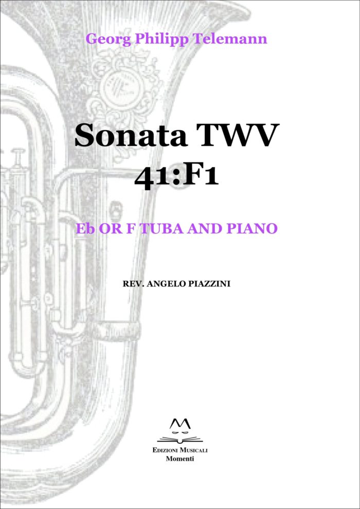 Sonata TWV 41:F1 - Eb or F tuba and piano rev. Angelo Piazzini