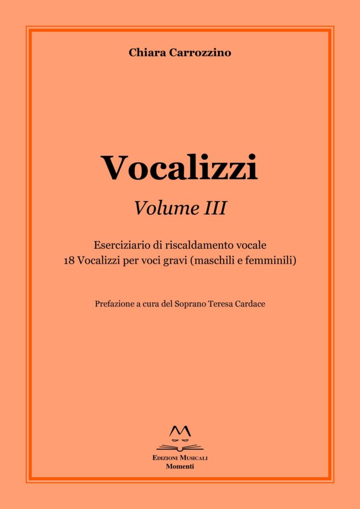 Vocalizzi Vol. III di Chiara Carrozzino